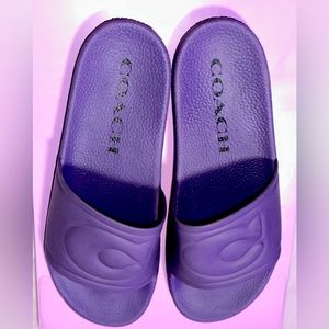 Coach Vintage Purple Ulta Slide size 10